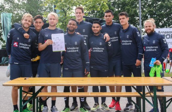 Superliga spillere ved samme arrangement i 2017